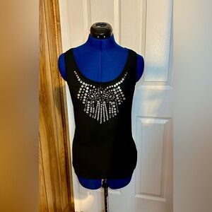 Express Tank Top with Rhinestone Detail